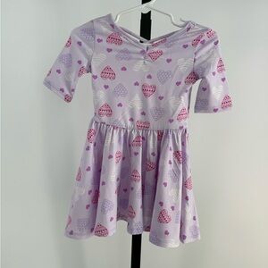Dot Dot Smile purple heart dress size 12-24 months brand new with tags